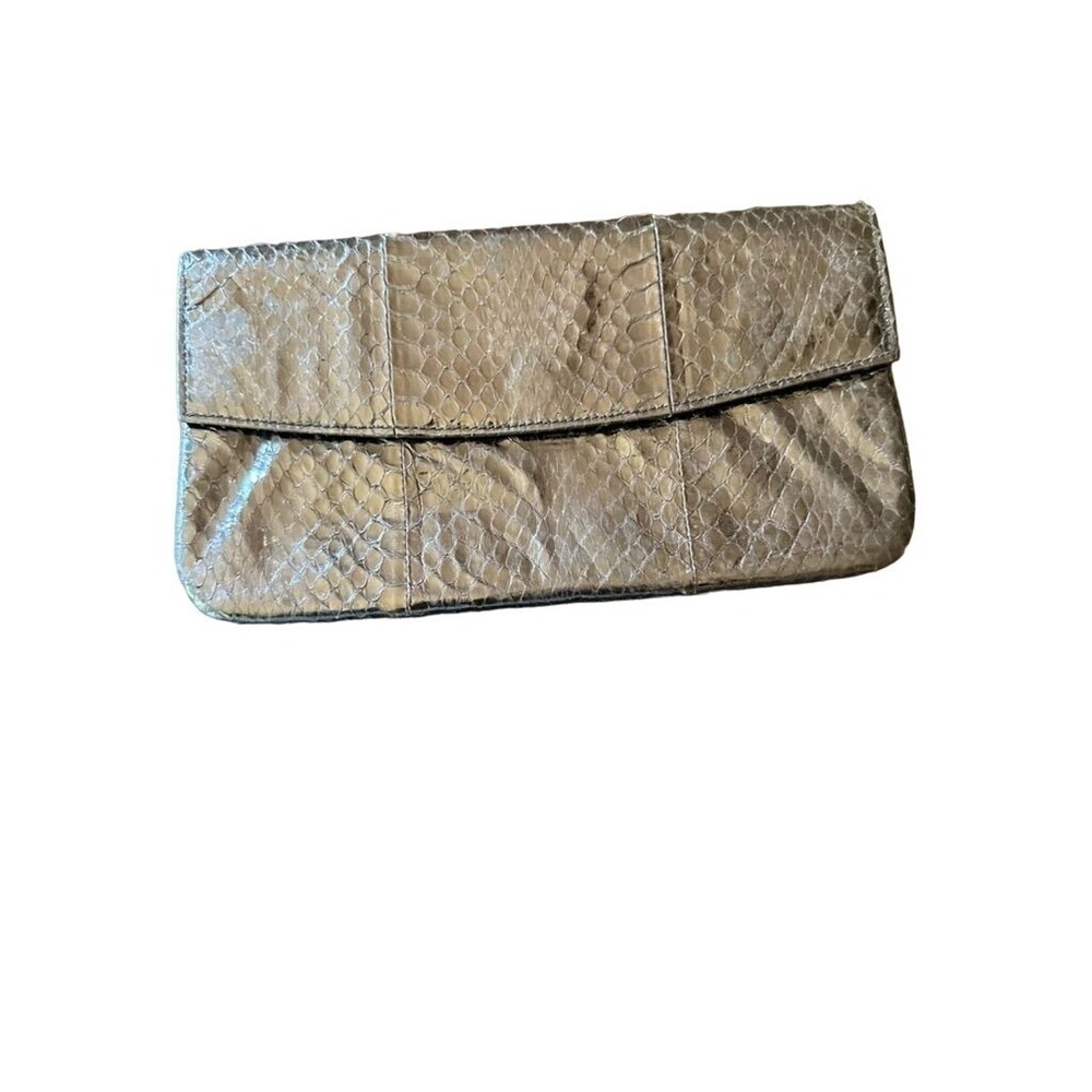 Vintage Marshall Fields Snakeskin Leather ClutchWallet